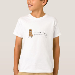 Mijn broer is een Golden Retriever voor meer rasse T-shirt
