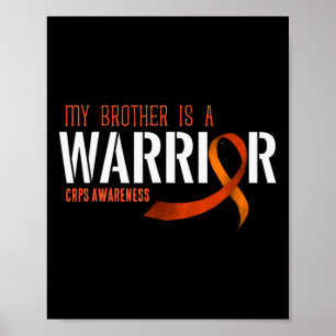 Mijn broer is een Warrior Corps Awareness Month or Poster