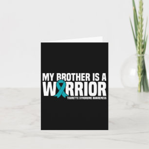 Mijn broer is een Warrior Tourette Syndrome Awaren Kaart