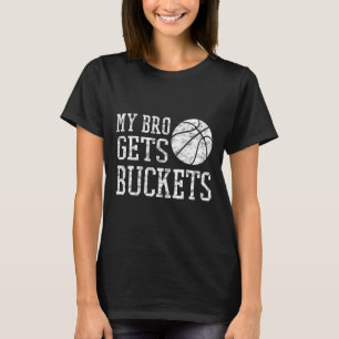 Mijn broer krijgt emmers - leuke broer en zus Bysk T-shirt