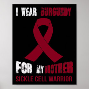 MIJN BROER - MIJN SIKKELCEL KRIJGER POSTER