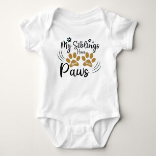 Mijn broers hebben pokken Funny Dog Baby Romper