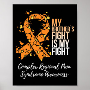 Mijn broers vechtcomplex regionaal pijnsyndroom poster