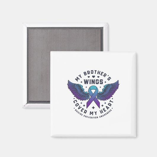 Mijn broers vleugels Hoesjes mijn hart zelfmoordpr Magneet (Voorkant / Achterkant)