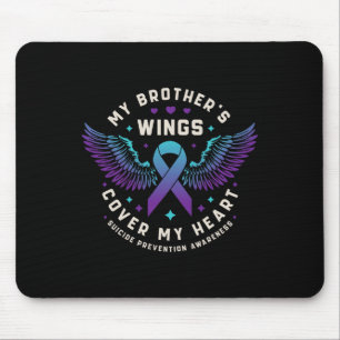 Mijn broers vleugels Hoesjes mijn hart zelfmoordpr Muismat