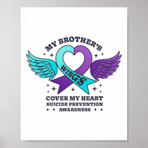 Mijn broers vleugels Hoesjes mijn hart zelfmoordpr Poster