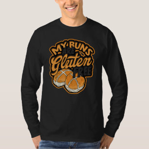 Mijn broodjes zijn glutenvrij Gluten Brown Bread L T-shirt