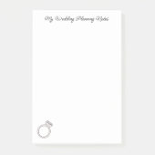 "Mijn bruiloftsplanning" Post-it® Notes (Voorkant)