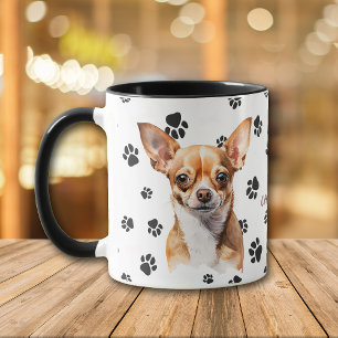 Mijn Bruine Chihuahua Hond Pootafdruk Mok