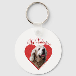 Mijn Buff Cocker Spaniel Valentijn Sleutelhanger