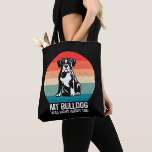Mijn Bulldog had gelijk over je Bulldog Retro Draagtas