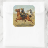 Mijn Bunkie Vierkante Sticker (Tas)