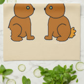 Mijn Butt Hurts. -Wat? Grappig Theedoek (Gevouwen)