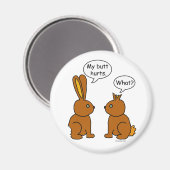 Mijn Butt Hurts. - Wat? Magneet (Voorkant / Achterkant)
