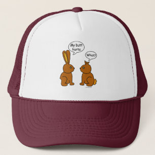 Mijn Butt Hurts. -Wat? Trucker Pet