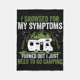 Mijn camper symptomen bleek dat ik gewoon moet gaa fleece deken