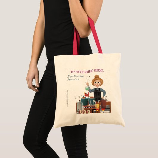 Mijn Canvas tas van de Superwetenschap - Ik ben vo (Voorkant (product))