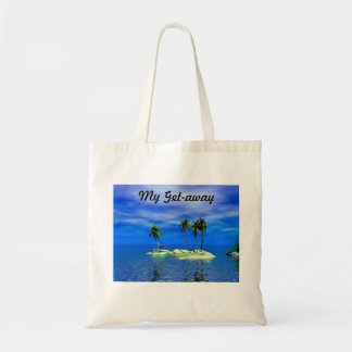 Mijn Canvas tas voor Tropische Island Beach