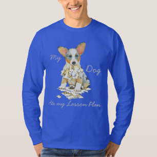 Mijn Cardigan Welsh Corgi Ate Mijn Lesson Plan T-shirt