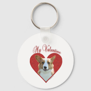 Mijn Cardigan Welsh Corgi Valentijn Sleutelhanger