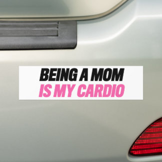 Mijn Cardio is Moeder Zijn Sticker