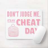 Mijn Cheat Day Roze Cupcake Diet Humor Muismat (Met muis)