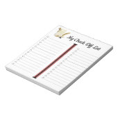 Mijn Check Off List-laptop Notitieblok (Gedraaid)