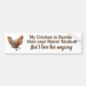 Mijn Chicken Bumpersticker (Voorkant)