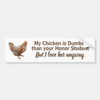 Mijn Chicken Bumpersticker
