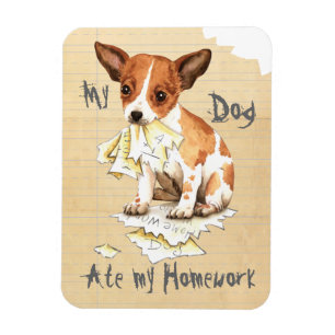 Mijn Chihuahua Ate Mijn thuiswerk Magneet