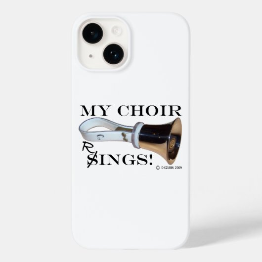 Mijn Choir Rings. Hoesje-Mate iPhone Case (Achterkant)
