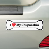 Mijn Chupacabra Bumpersticker (Op auto)