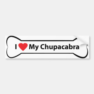 Mijn Chupacabra Bumpersticker