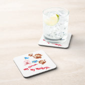 Mijn Circus. Mijn apen. Bier Onderzetter (Rechterzijde)