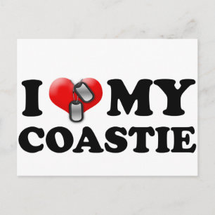 Mijn Coastie. Briefkaart