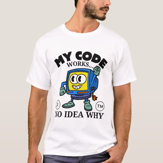 Mijn code werkt t-shirt (Voorkant)