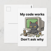 Mijn code werkt Vraag niet waarom Briefkaart (Voorkant / Achterkant)