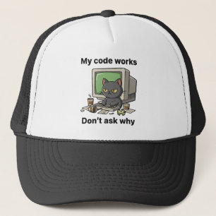 Mijn code werkt Vraag niet waarom Trucker Pet