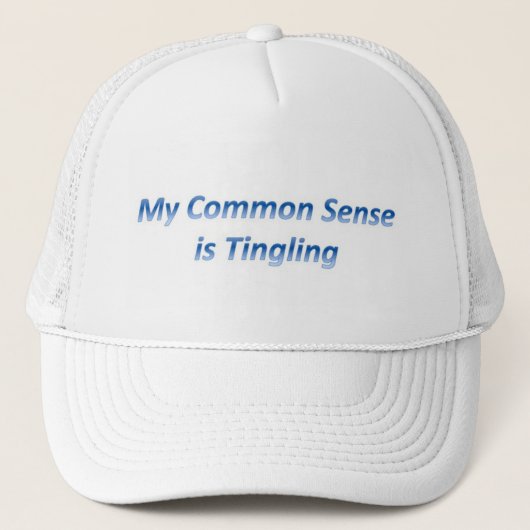 Mijn Common Sense is Tingling Trucker Pet (Voorkant)