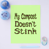 Mijn compost stinkt niet op custom flyer (Enkel)