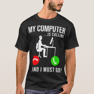 Mijn computer belt Code Developer Computer NER T-shirt