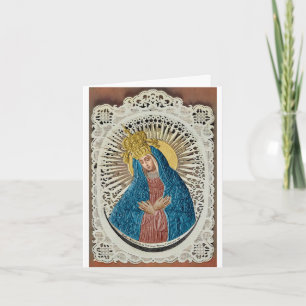 Mijn computer kleuring van de Maagd Maria kaart