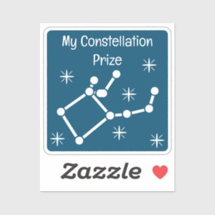 Mijn Constellatieprijs Vinyl Sticker Party Favor