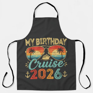 Mijn Cruise 2026 Feest Cruise Vakantie Schort