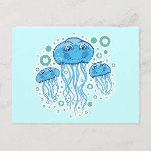 Mijn Cute Jellyfish - briefkaart