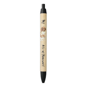Mijn Dachshund Ate mijn thuiswerk Zwarte Inkt Pen