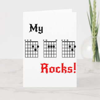 Mijn DAD Rotsen - Verjaardag, Vaderdag, enz.Kaart Kaart