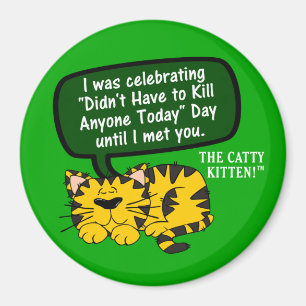 Mijn dag ging geweldig tot ik je zag magneet