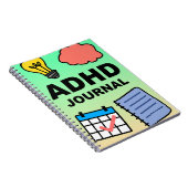 Mijn dagelijkse ADHD dagboek Notitieboek (Rechterzijde)