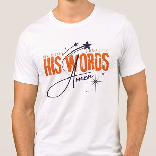 Mijn Dagelijkse Brood - Zijn Woord Christelijke Je Tri-Blend Shirt